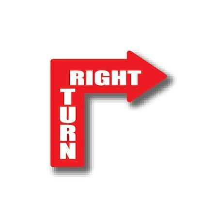 Ergomat 24in x 24in ARROW SIGNS - Right Turn DSV-SIGN 384 #0465 -UEN